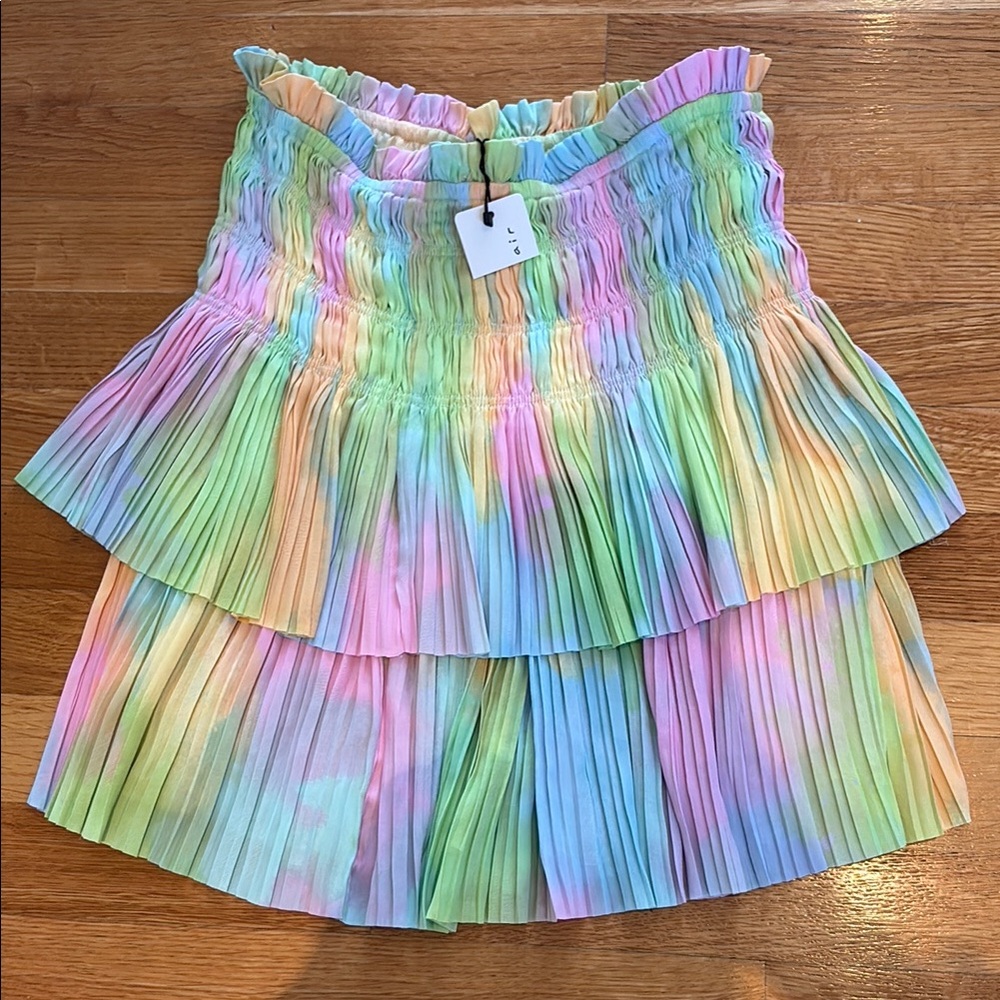 Current Air Pastel Pleated Skirt NWT